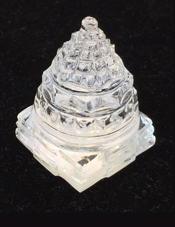 85 gm Natural Certified Sphatik Shri Yantra — Buy Online India | Gemshub
